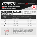 Support de compression Genou FIR® EC3D – 15–20 mmHg, EC3D, EC3D sports, EC3D sport, compression, sports, sport, récupération, support